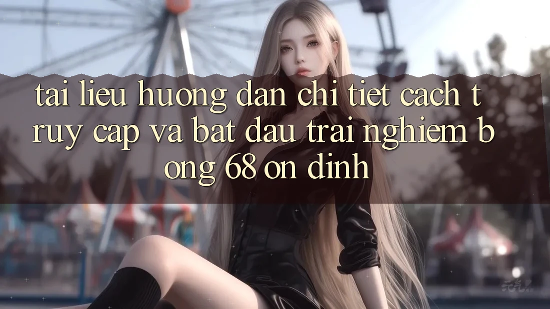 Tài liệu hướng dẫn Chi Tiết Cách Truy Cập Và Bắt Đầu Trải Nghiệm bong 68 Ổn định