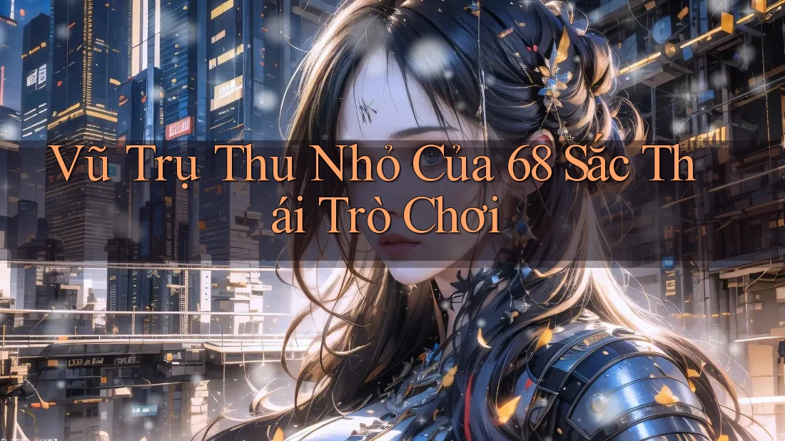 Vũ Trụ Thu Nhỏ Của 68 Sắc Thái Trò Chơi Vũ Trụ Thu Nhỏ Của 68 Sắc Thái Trò Chơi